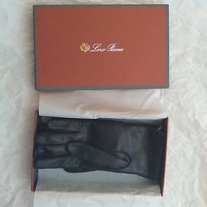 Loro Piana leather gloves